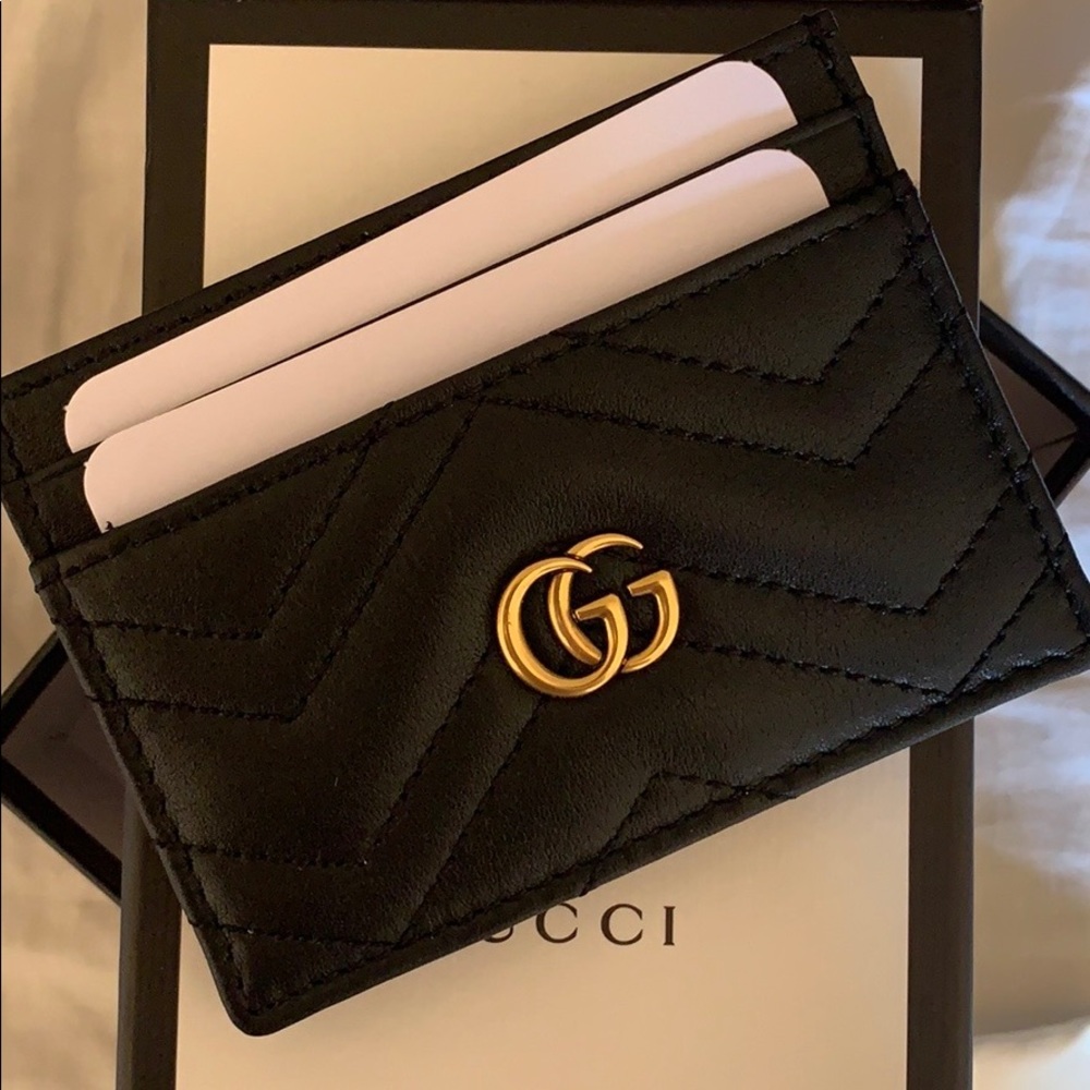 GG black card case.